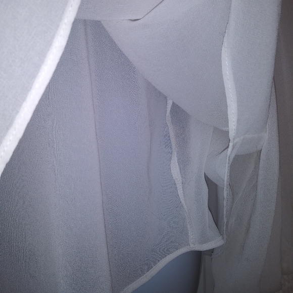 1. STATE Solid Gauze Blouse in Soft Ecru  - Picture 8 of 10